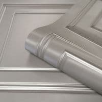 Belgravia Amara Panel Silver Grey 7374 Wallpaper